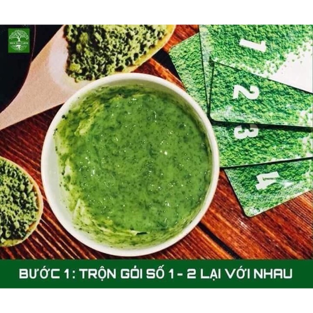 Bột tắm trắng da trà xanh