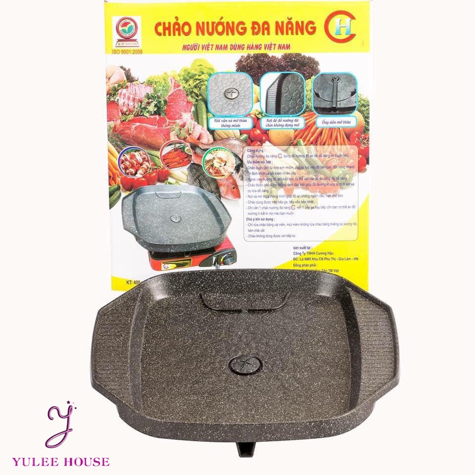 CHẢO NƯỚNG ĐIỆN ĐA NĂNG CH COOK -  MADEIN VIỆT NAM - BH CHÍNH HÃNG