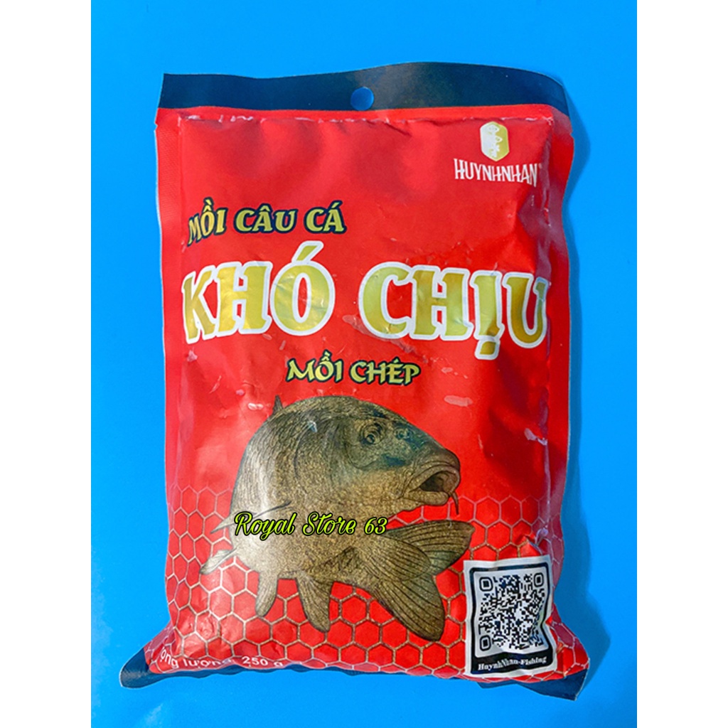 Mồi cám câu cá Khó Chịu Siêu Nhạy Cá Chép (250gram)