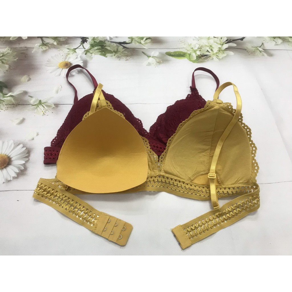 Áo ngực bra ren mịn bắt mắt, áo lót 2 dây điều chỉnh cài sau, bralette, Leblurshop | BigBuy360 - bigbuy360.vn