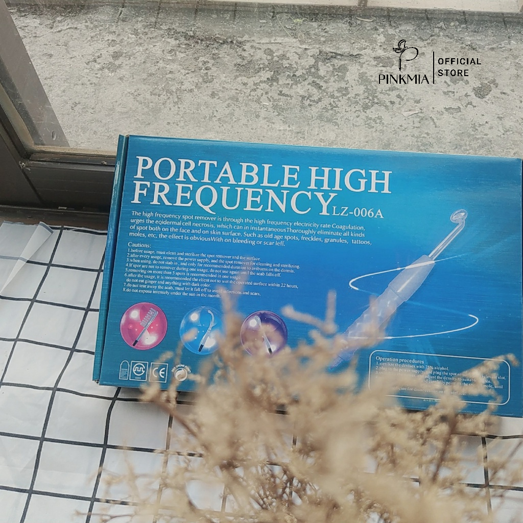 (Bảo Hành 12 Tháng) Máy Điện Tím Sát Khuẩn Cầm Tay Sau Nặn Mụn Dùng Cho Spa TMV