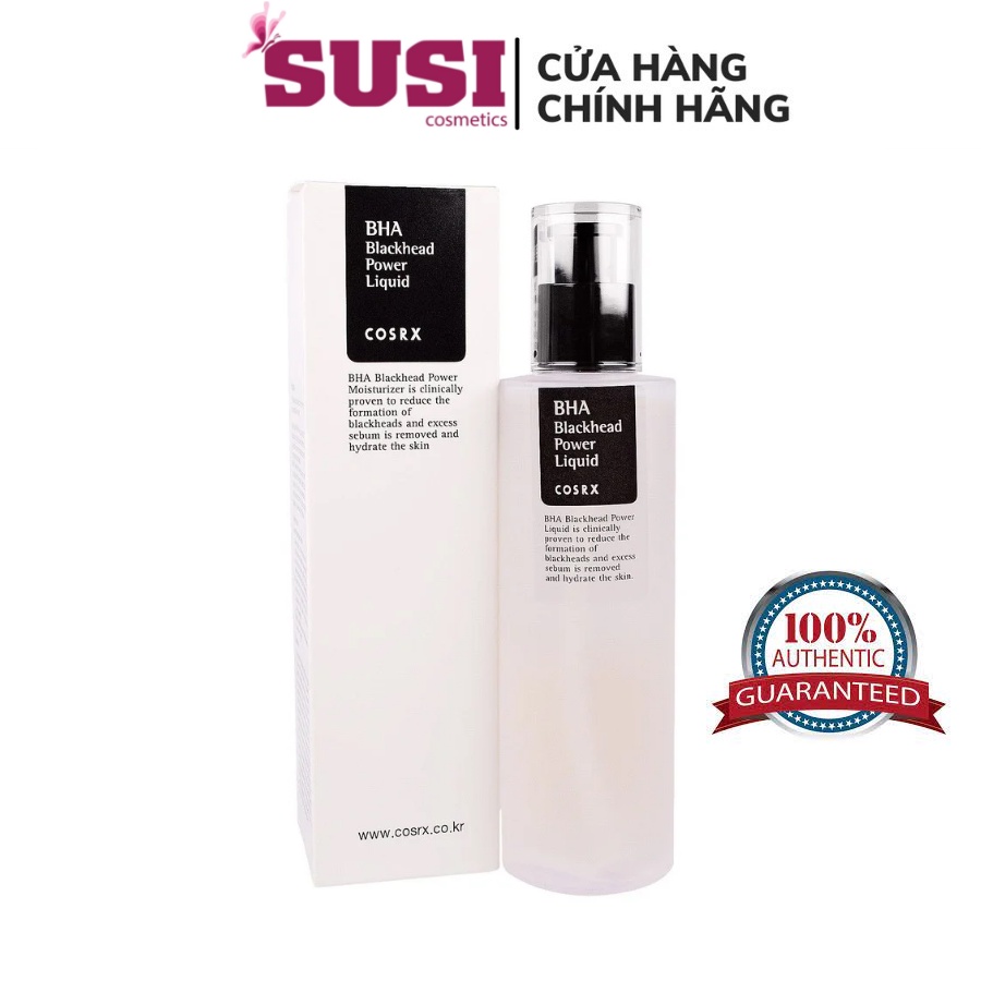 Tinh Chất Tẩy Tế Bào Chết Hóa Học Cosrx BHA Blackhead Power Liquid 100ml