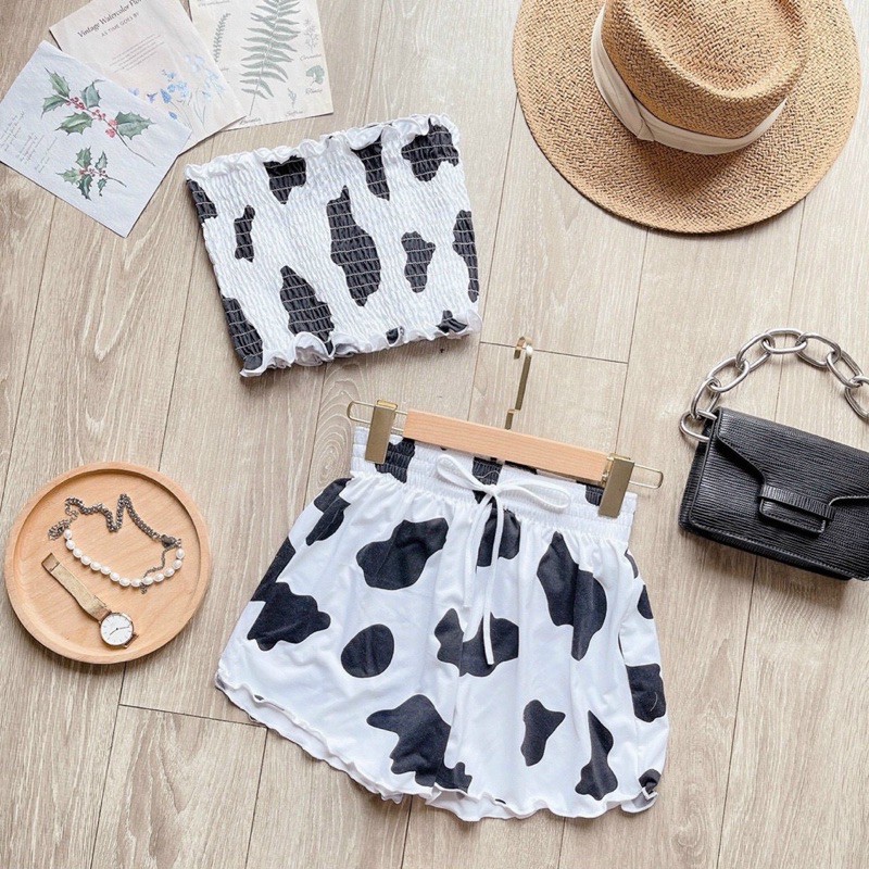 Áo ống nhúm kiểu bò sữa hot trend