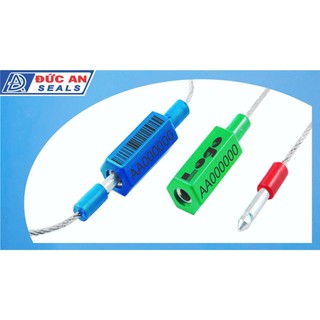 10 chiếc - Seal khóa niêm phong kẹp chì cáp bấm dài 1m DA09