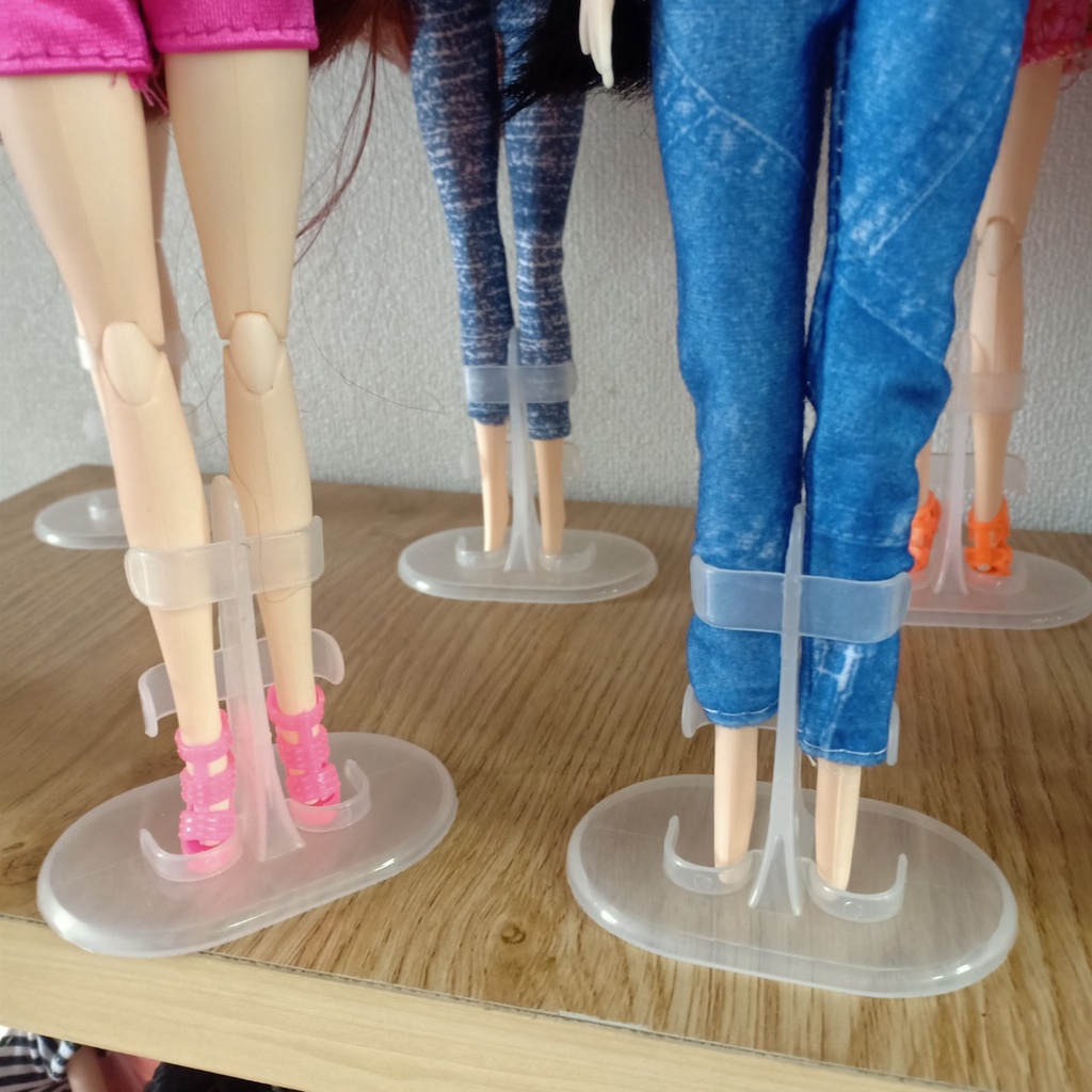 Giá đỡ ôm eo,ôm chân chắc chắn cho dòng búp bê barbie,búp bê cao 30cm - ảnh sản phẩm 4