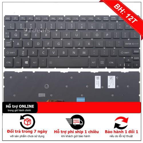 Bàn phím laptop Toshiba Satellite P25W-C2300, P25W-C2300-4K ,P25W-C2302 P25w-c2305 P25W-C2304 P25W-C2304-4K 701980765438