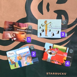Thẻ Starbucks Mỹ old logo sản xuất năm 2003