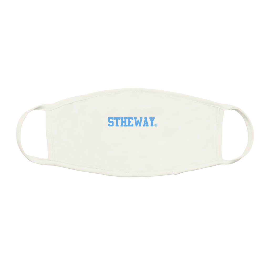 [Mã FASHIONMALLT4 giảm 15% tối đa 30K đơn 150k] 5THEWAY® /solid/ Letter Logo Mask™ in PRISTINE™ aka Khẩu Trang Kem | WebRaoVat - webraovat.net.vn