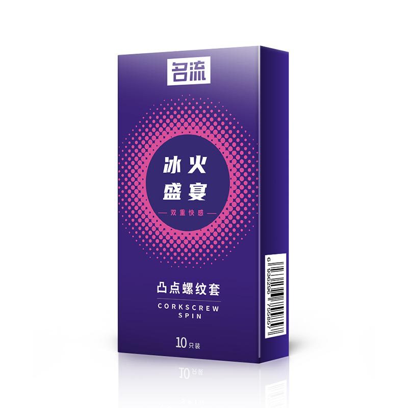 Bao cao su nội địa trung CORKSCREWSPIN, bcs gai nhỏ nhiều gel kéo dài thời gian quan hệ