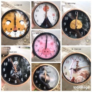 Đồng hồ treo tường Quartz kim trôi, Đồng hồ treo tường trang trí độc đáo