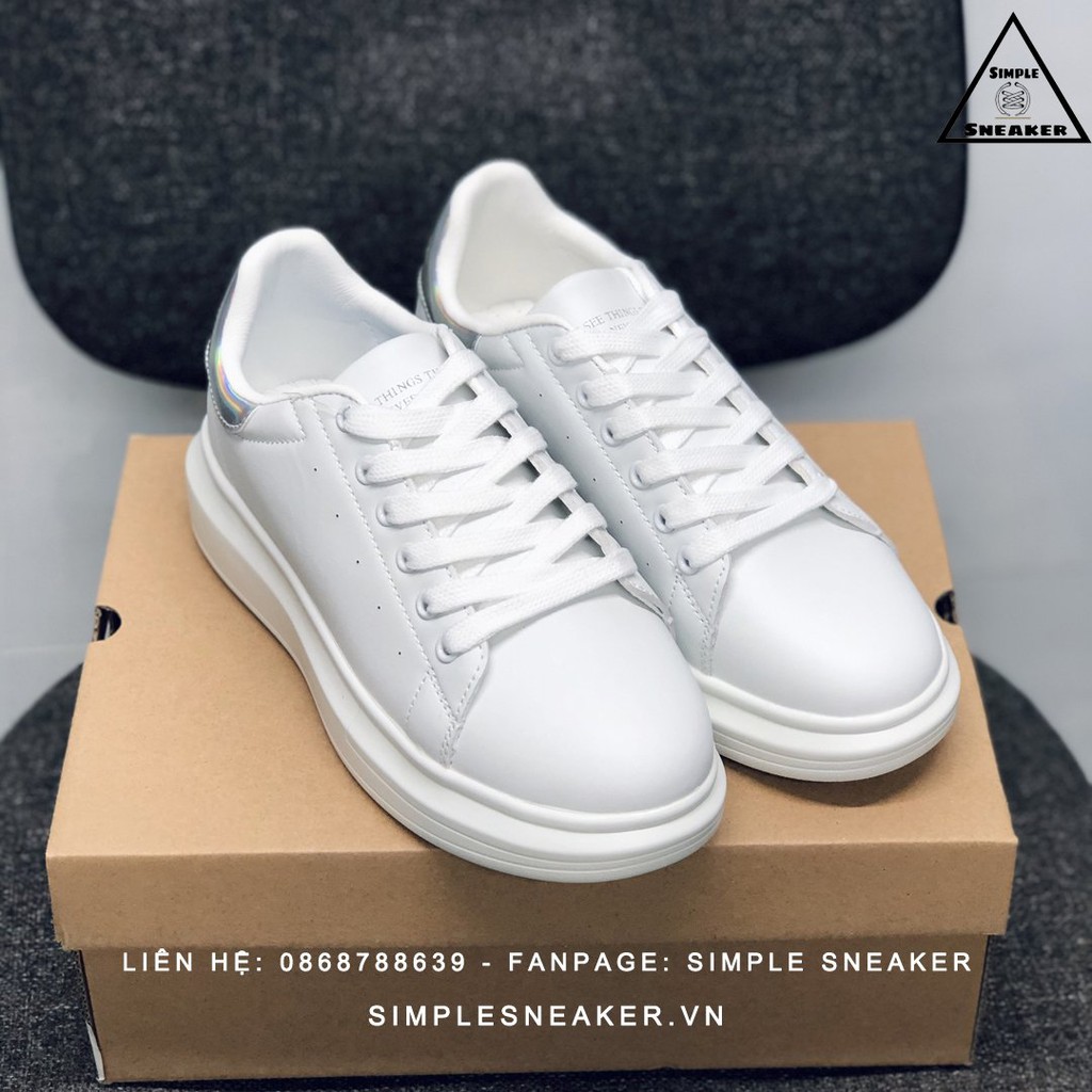 Giày Domba Sneaker Thể Thao Nữ FREESHIP Domba High Point Gót Hologram Chính Hãng- Giày Domba Hàn Quốc- Simple Sneaker