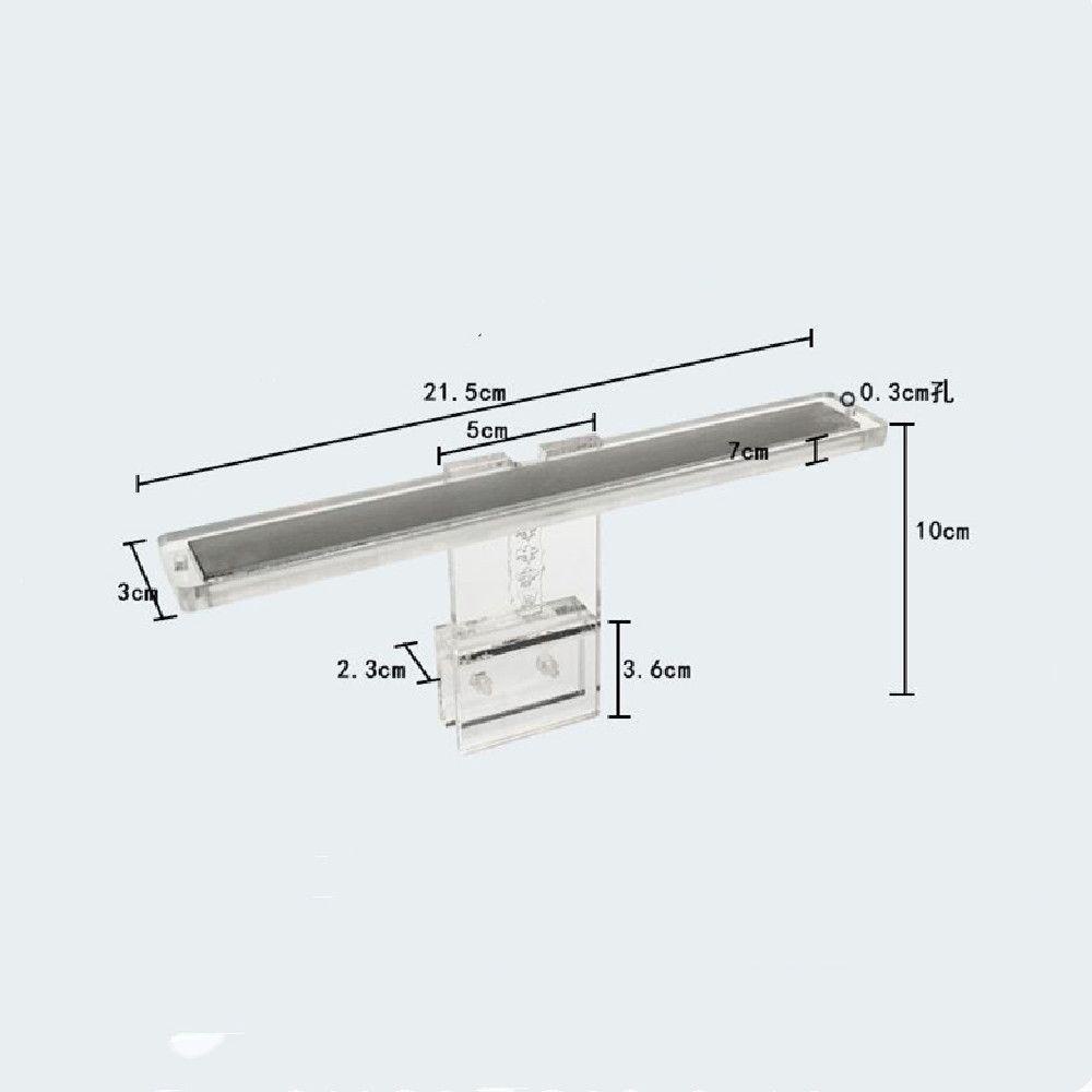 MUVAKO Đèn LED Mini Hình Trụ Bằng Acrylic Trang Trí Bể Cá
