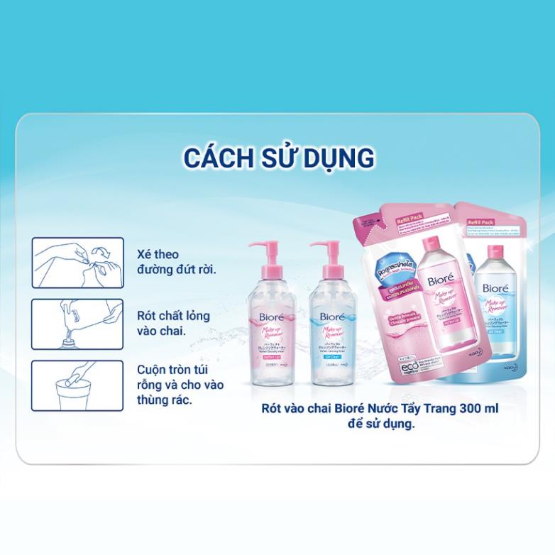 Nước Tẩy Trang Dưỡng Ẩm Hoàn Hảo Biore Makeup Remover Dưỡng Ẩm 90ml