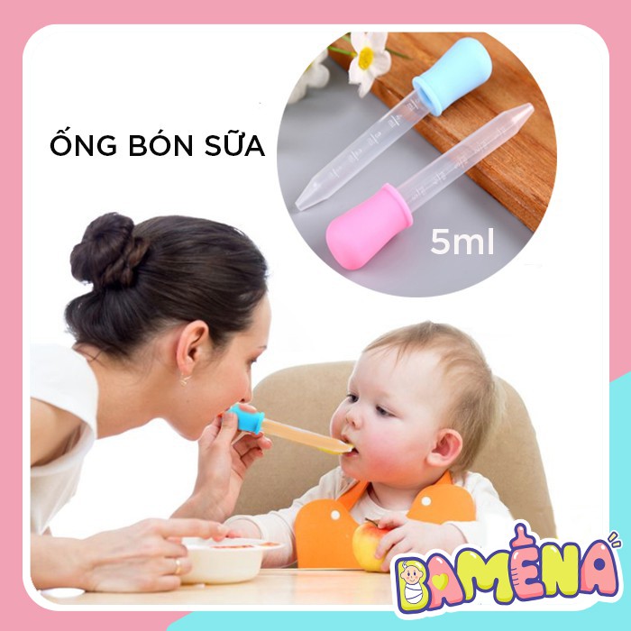 Ống hút bón sữa bón thuốc loại 5ml dành cho bé lười ti bình CS02
