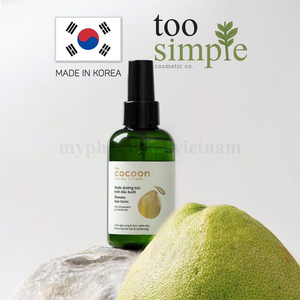 [TooSimple] Combo 2 Nước dưỡng tóc tinh dầu bưởi(pomelo hair tonic)Cocoon 140ml