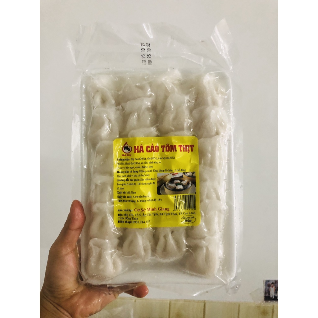 Khay Há cảo tôm thịt 500g