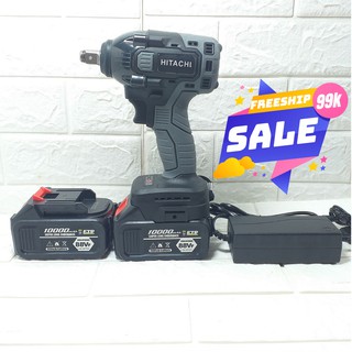 Máy Siết Bulong HITACHI 2019- Không Chổi Than, Tặng Kèm Đầu Chuyển Vít