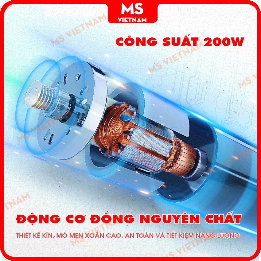 Máy Thái Thịt Đông Lạnh Chính Hãng Chigo - Thái Thịt Chín, Củ Quả, Bánh Mỳ, Giò Chả - Motor Lõi Đồng 200W - MS Vietnam