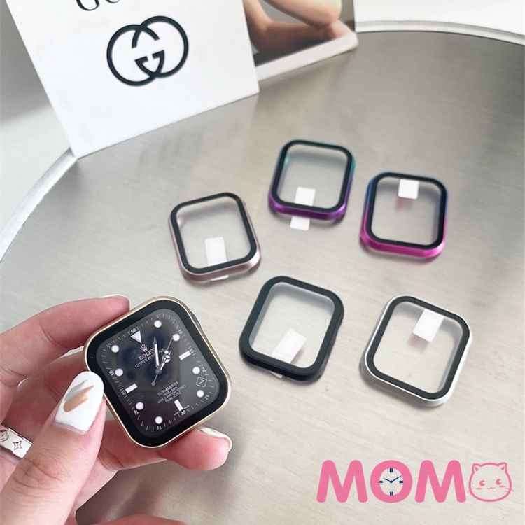 Ốp hợp kim nhôm cho đồng hồ thông minh Apple Watch 7 SE 6 5 4 3 2 1 41mm 45mm 42mm 40mm 44mm