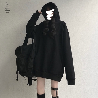 Áo Hoodie Dáng Rộng Phối Khóa Kéo Độc Đáo Thời Trang Mùa Thu Cá Tính