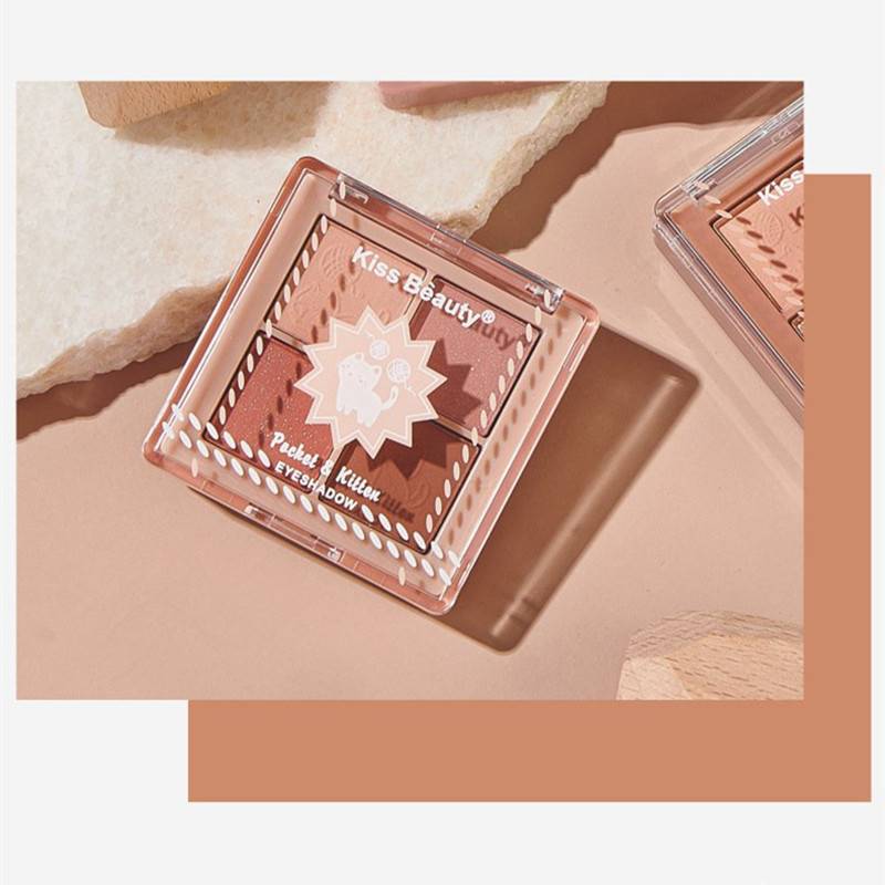 [Hàng mới về] Bảng phấn trang điểm mắt Kiss Beauty 4 màu sắc lì ánh ngọc trai lâu trôi chống thấm nước | BigBuy360 - bigbuy360.vn