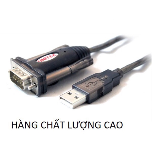 Cáp chuyển đổi USB RS232(usb ra rs232)chính hãng UNITEK