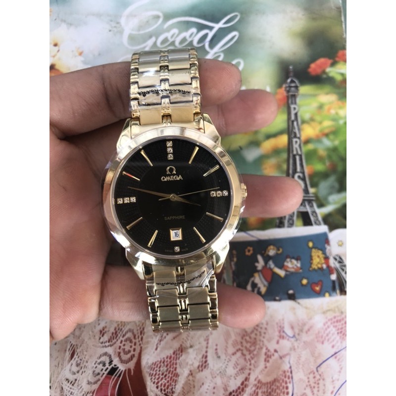 Đồng Hồ Nam Omega 802, dây kim loại, kính saphire chống xước, chống nước | BigBuy360 - bigbuy360.vn