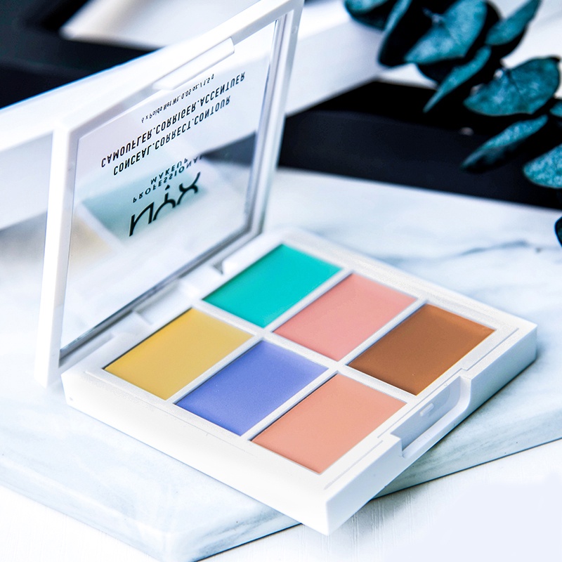 Bảng Kem Che Khuyết Điểm Nyx Sáu Màu