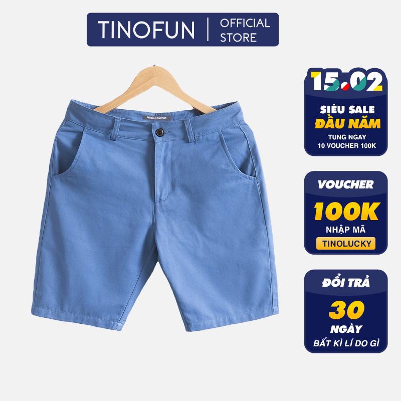 Quần short nam, Quần đùi nam kaki TINOFUN mã TT18 thể thao Phong Cách Hàn Quốc đẹp