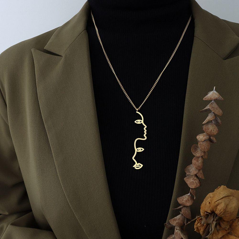 Vanes1 Vòng cổ Phong Cách Retro Hàn Quốc Đơn Giản Cá Tính Cho Nữ