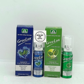 Xịt thơm miệng greelux thảo dược lọ 12ml