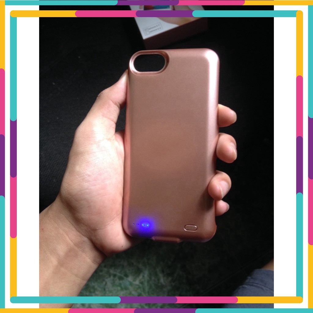 GO' 123' Ốp Lưng Kiêm Pin Sạc Dự Phòng iphone mẫu mới siêu mỏng 10.000 mAh polymer MỚI