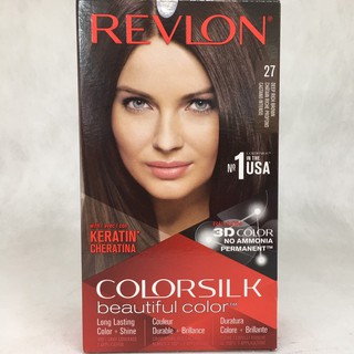 Thuốc nhuộm phủ bạc thảo dược màu nâu đậm Revlon 27 ( Hàng chính hãng công ty )
