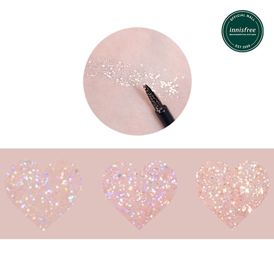 [Mã COSIF05 giảm 10% đơn 400K] Bút kẻ mắt nước kim tuyến innisfree Twinkle Glitter 2.7g