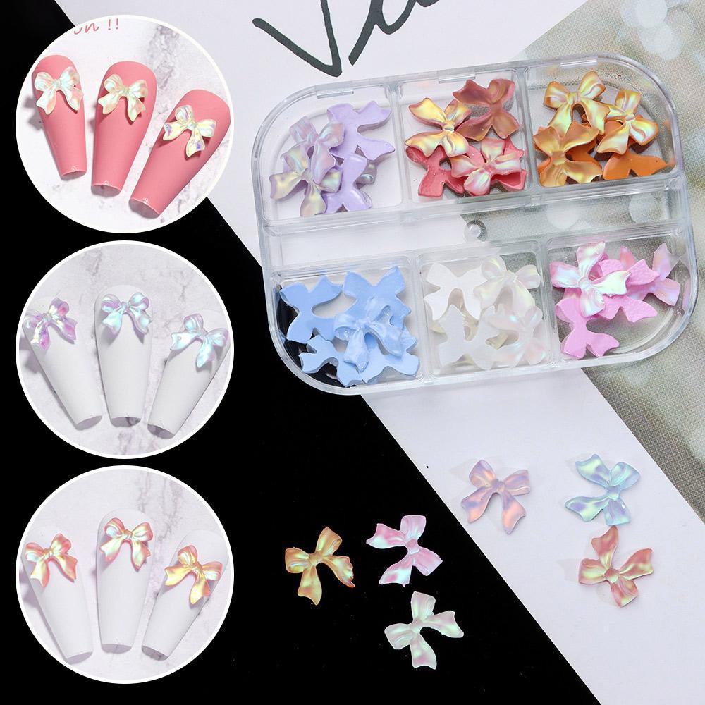 Phụ Kiện Trang Trí Móng Tay Hình Bướm Bằng Acrylic Cực Quang DIY