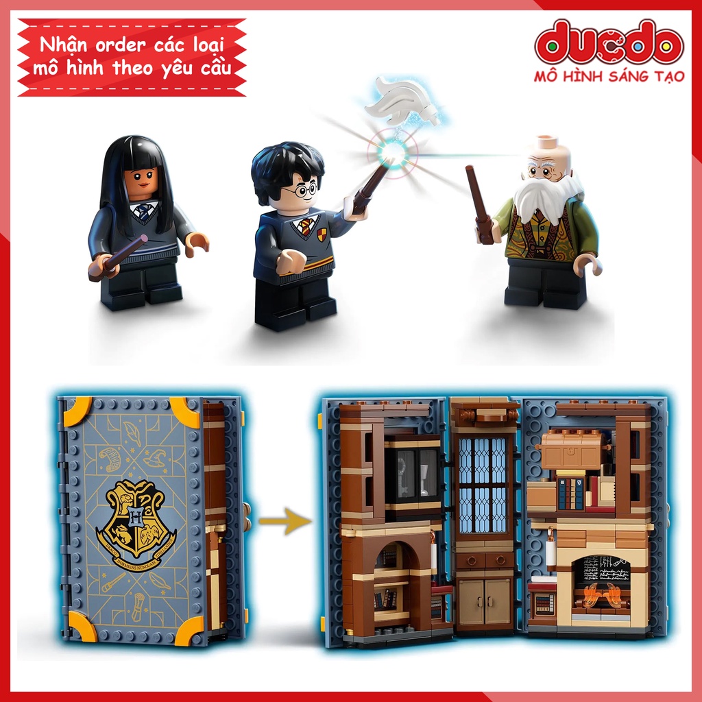 87083 Lắp ghép Harry Potter Hogwarts Moment: Charms Class - Đồ chơi Xếp hình Mô hình 76385 BLA LRI TANK 60009