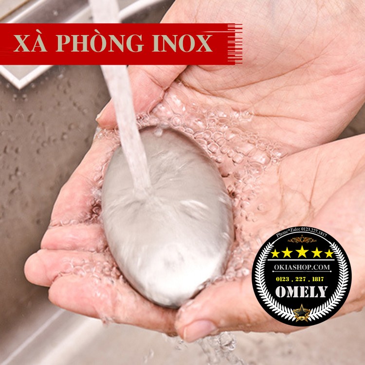 Xà phòng inox khử mùi tanh cho bà nội chợ INOX02