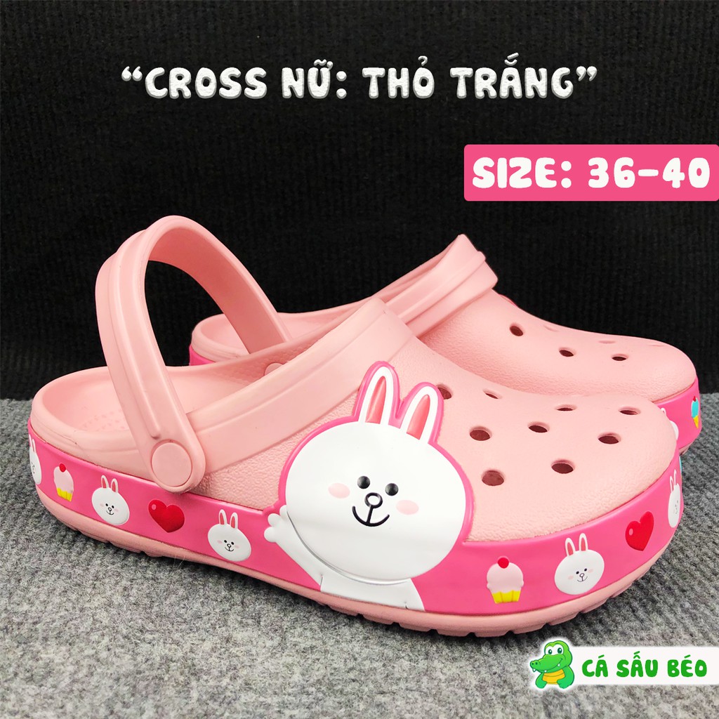 Dép Sục Cross LineFriends Thỏ Trắng. Hàng loại 1 cực xịn sò.Full Box, Full Tag.