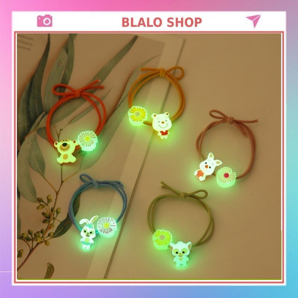 Dây Buộc Cột Tóc TAMIA Phản Quan Đẹp Cute Nhiều Màu Dễ Thương BT 04