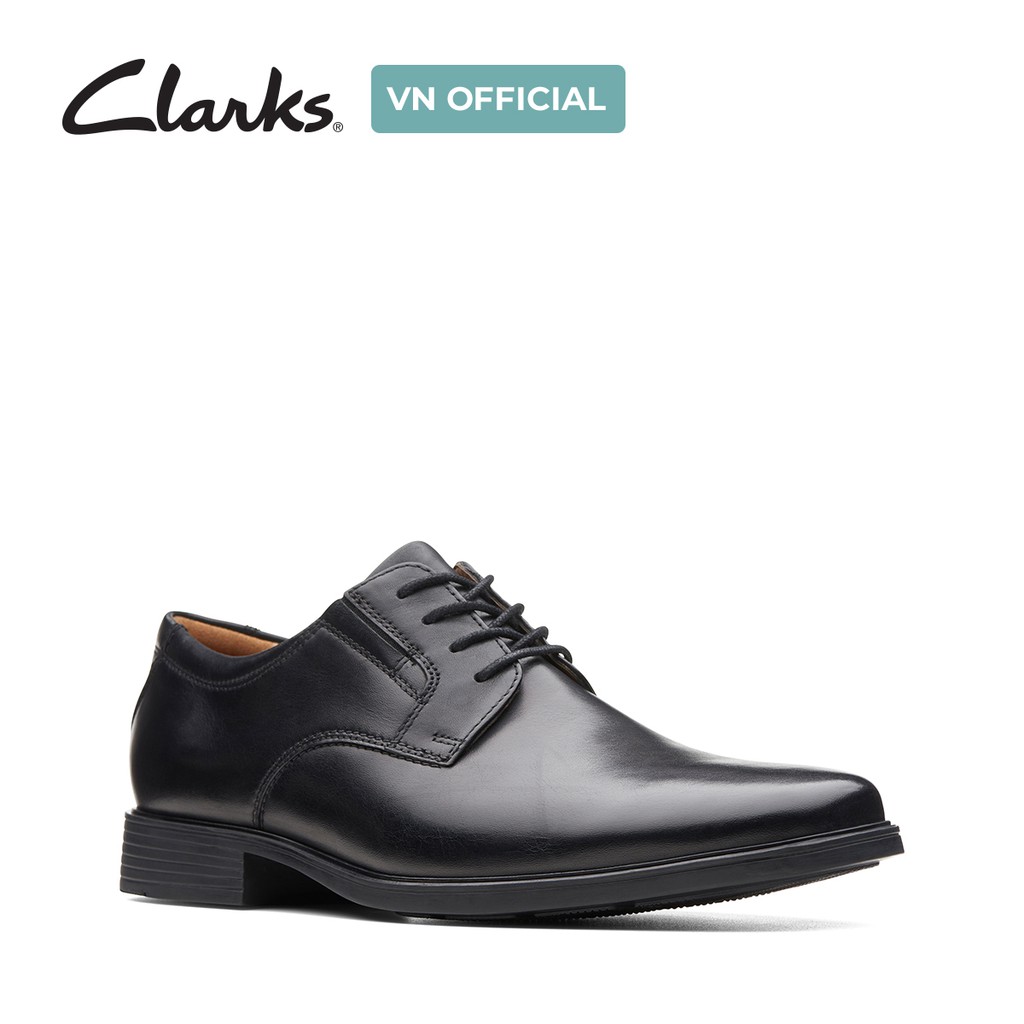 Giày Tây Da Nam Buộc Dây Clarks Tilden Plain