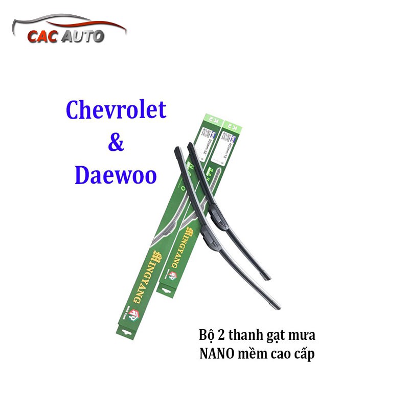 Cần Gạt Mưa Ô Tô Chevrolet, Daewoo Đa Năng Cao Cấp – Nano Mềm Các Dòng Xe Cruze-Aveo-Captiva-Trax-Spark-Lacetti