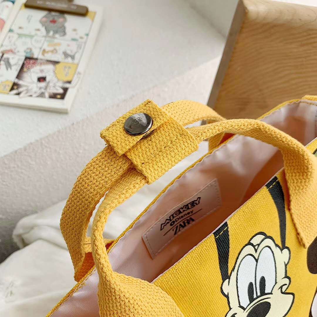 Túi Canvas ZARA Thời Trang Hình Chuột Mickey Đáng Yêu