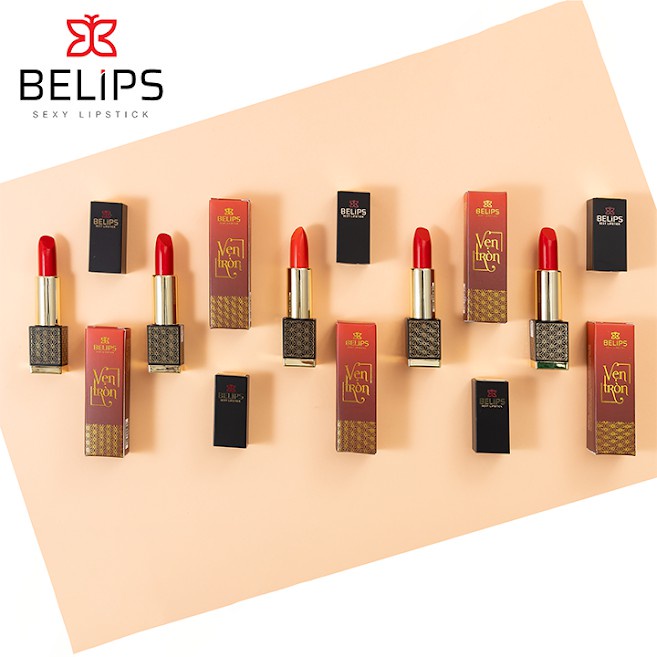 Son Môi Siêu Mướt Mềm Mịn Môi Belips Sexy Lipstick Phiên Bản Giới Hạn Vỏ Đỏ Vẹn Trònin (3,7G)