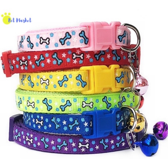 VÒNG CỔ 1 CHUÔNG NHIỀU MÀU CHO THÚ CƯNG