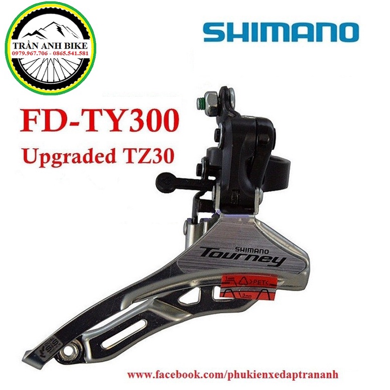 Sang đĩa  xe đạp SHIMANO TOURNEY FD TY300 - Hàng chính Hãng