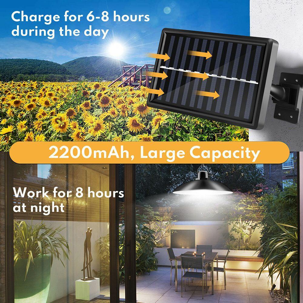 Đèn Treo Sân Vườn Kèm 2 Đầu Chiếu Sáng