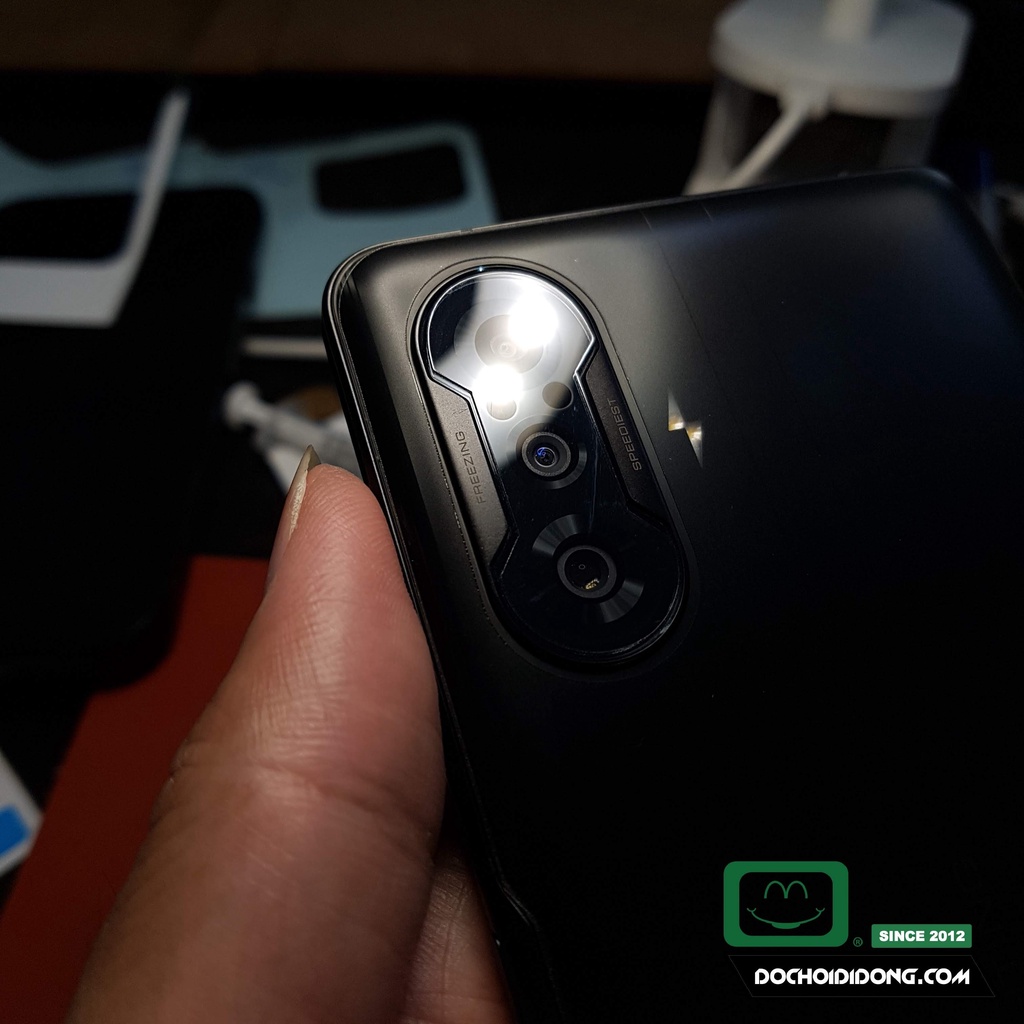 Miếng dán bảo vệ camera Xiaomi K40 Gaming tăng cường lực chống vỡ nguyên liệu nhựa nano cao cấp