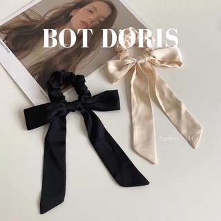 Scrunchies cột tóc hình nơ dễ thương, phụ kiện thời trang phong cách Hàn quốc