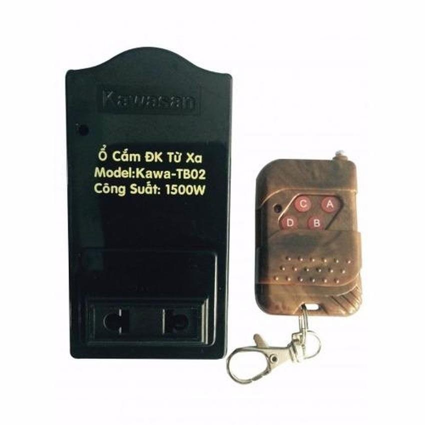 Ổ Cắm Điện Hẹn Giờ Đa Năng Điều Khiển Từ Xa Kawasan TB02 (Đen)