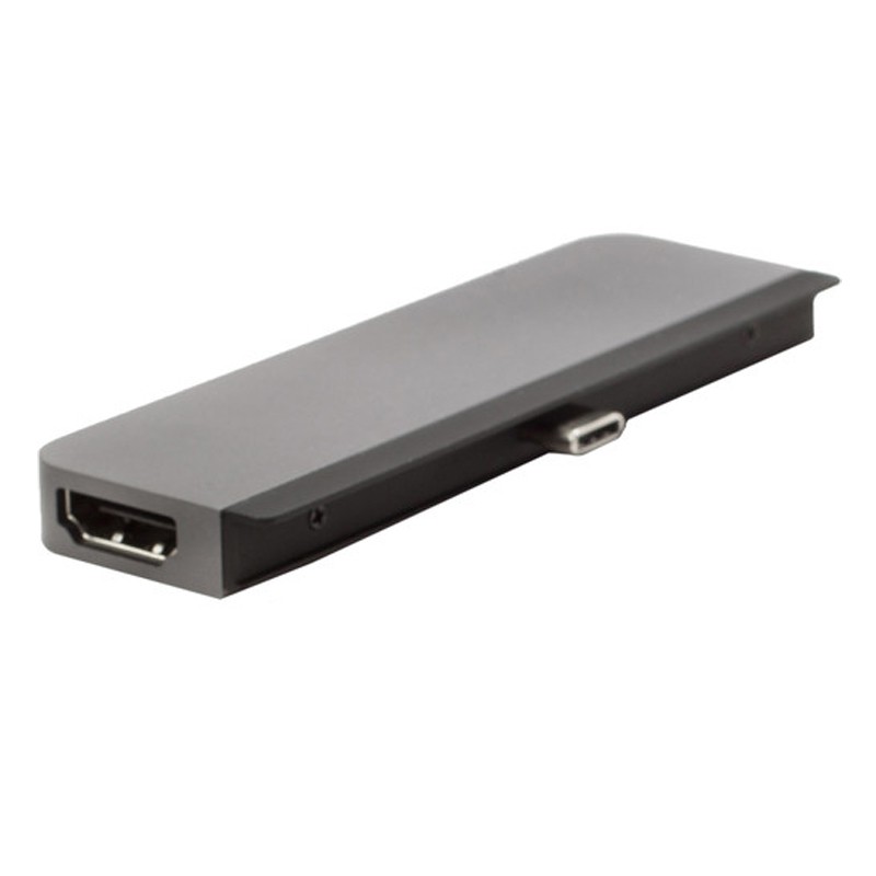 Hub 6 in 1 Hyperdrive USB-C cho iPad Pro 2018/2020 và thiết bị dùng cổng USB-C (HDMI 4K/60Hz) - HD319B